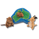 Zippy Paws Burrow Animals In Australia Dog Toy