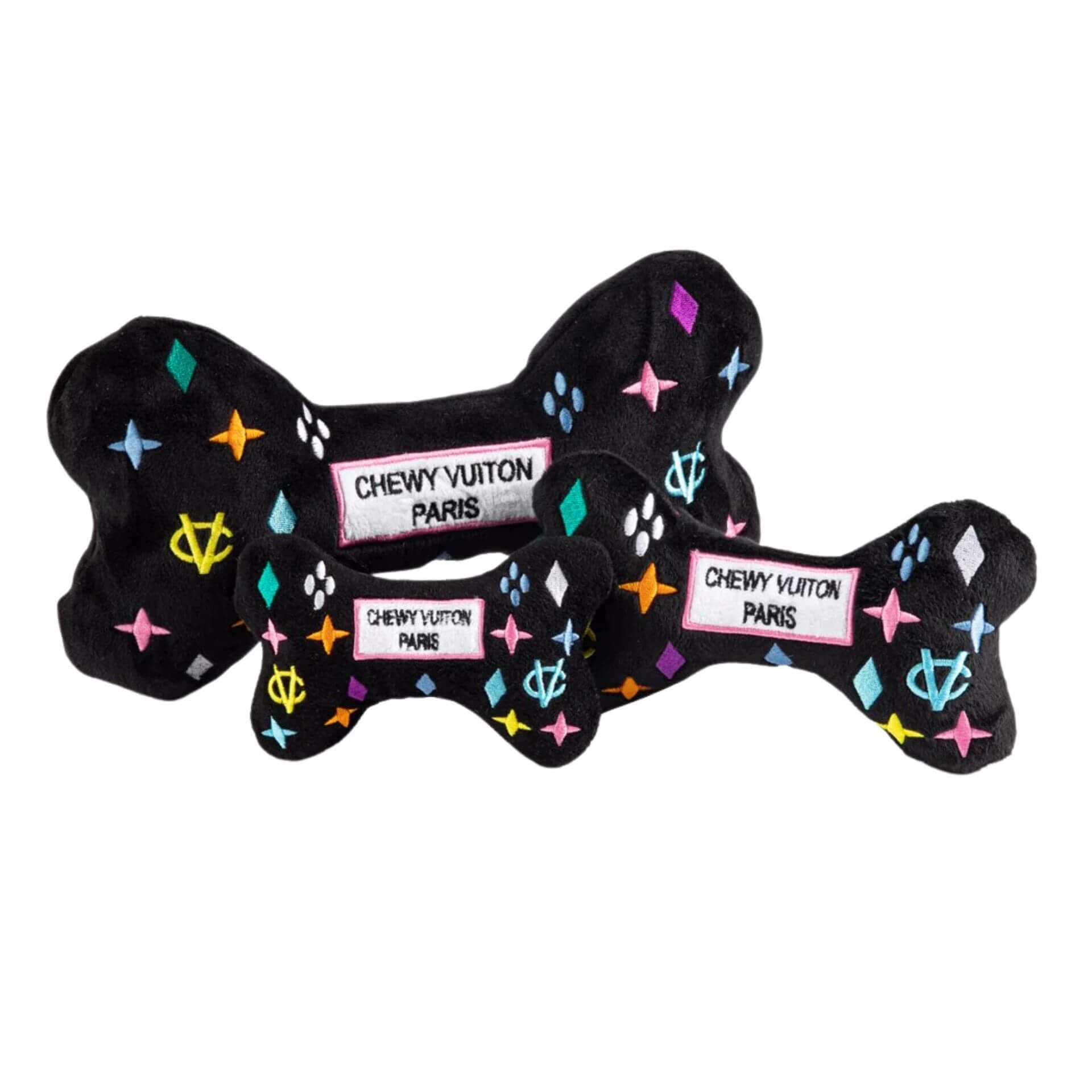 Designer dog toy, chewy tuition, plush, let's pawty