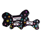 Designer dog toy, chewy tuition, plush, let's pawty