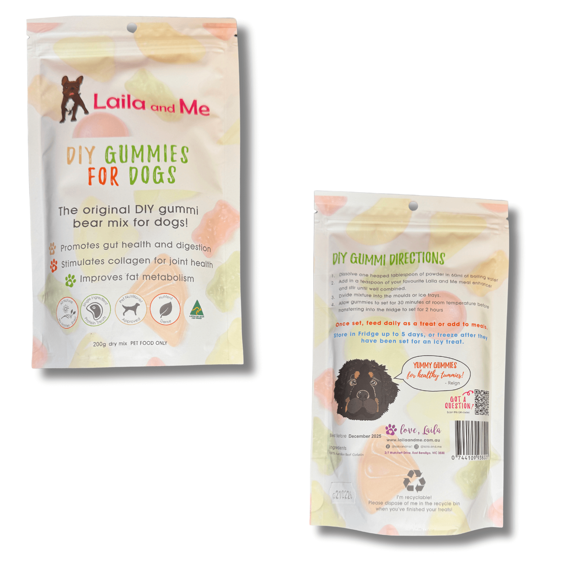 DIY gummi mix Laila and me