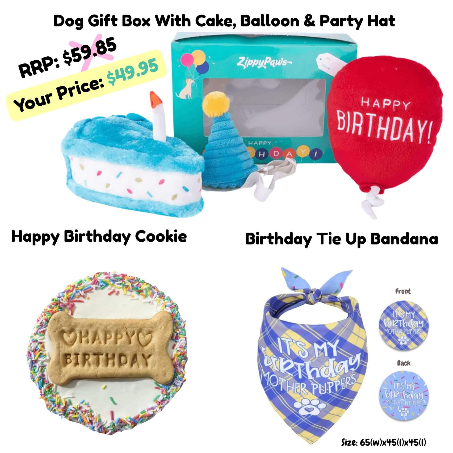Let's Pawty dog birthday bundle