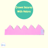 gold glitter dog party hat with one