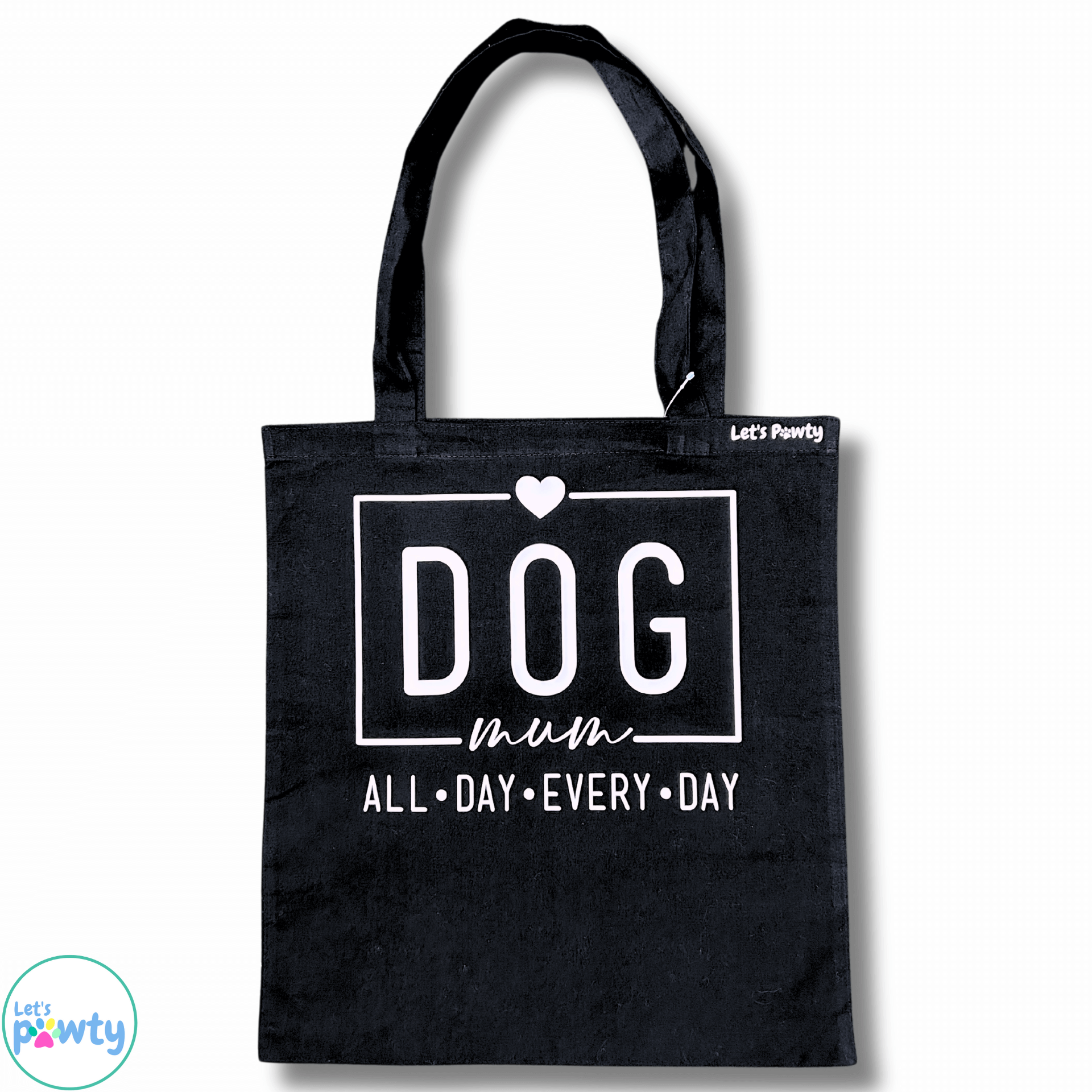 Dog mum tote essentials let's pawty