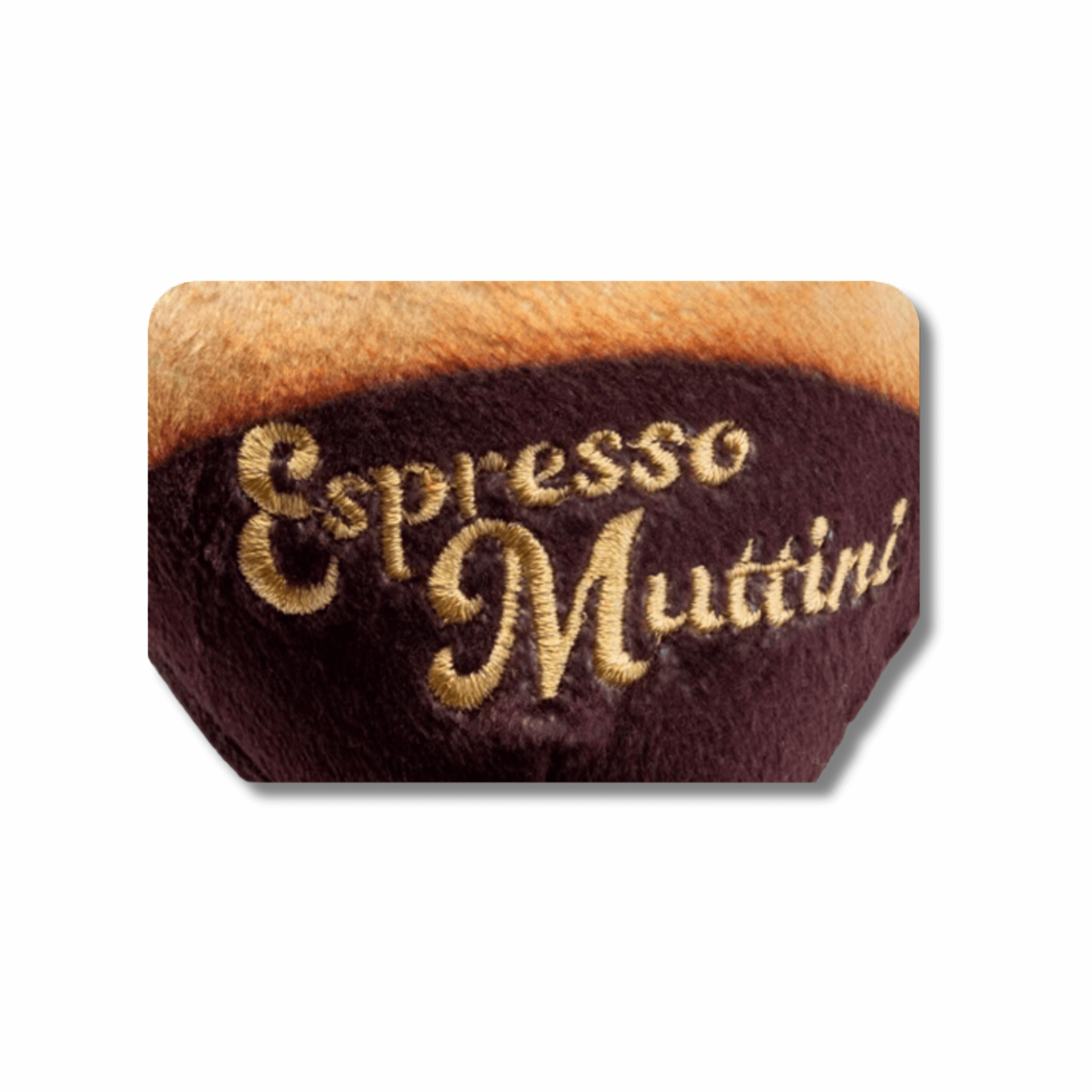 espresso muttini dog toy