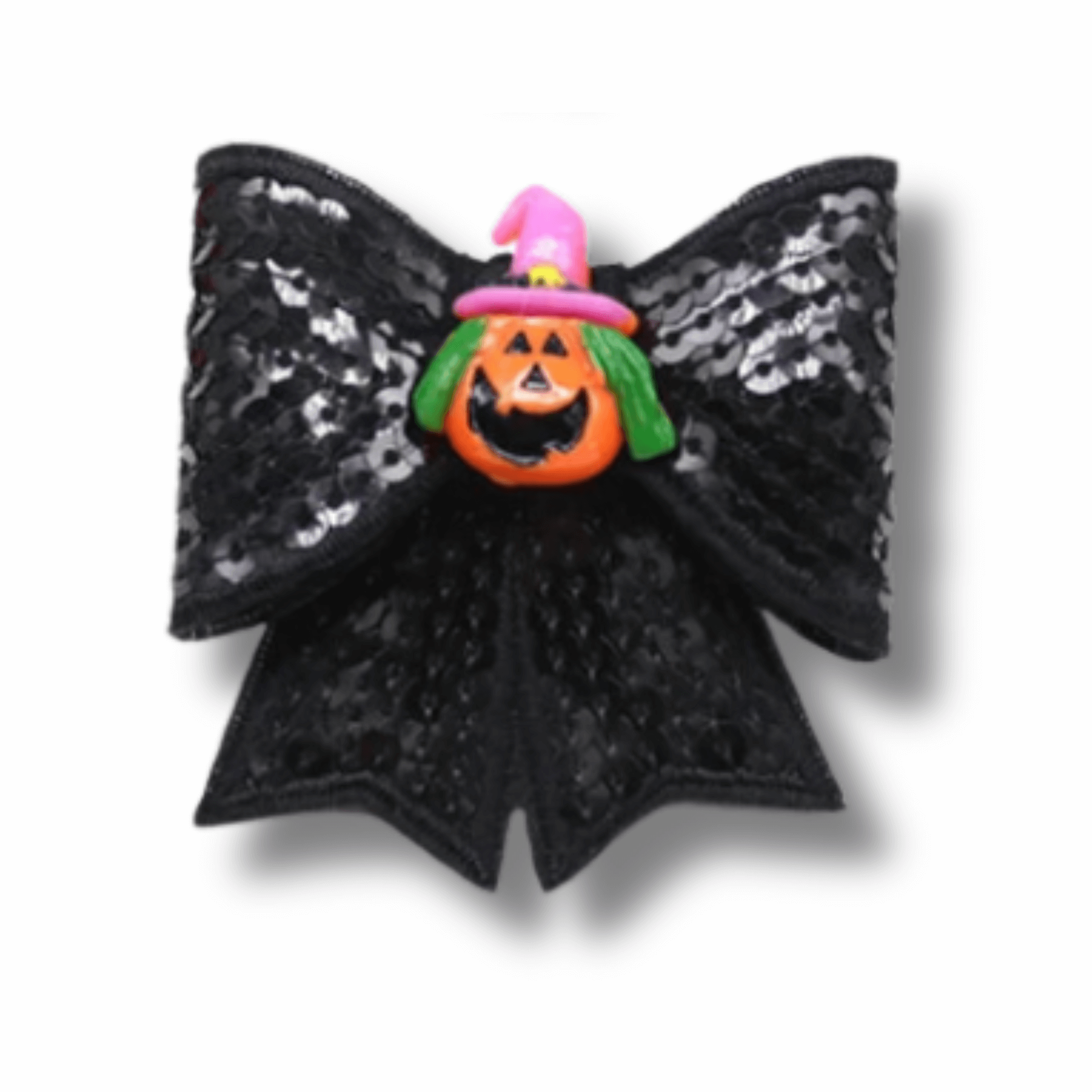 Halloween dog bow with embellishments