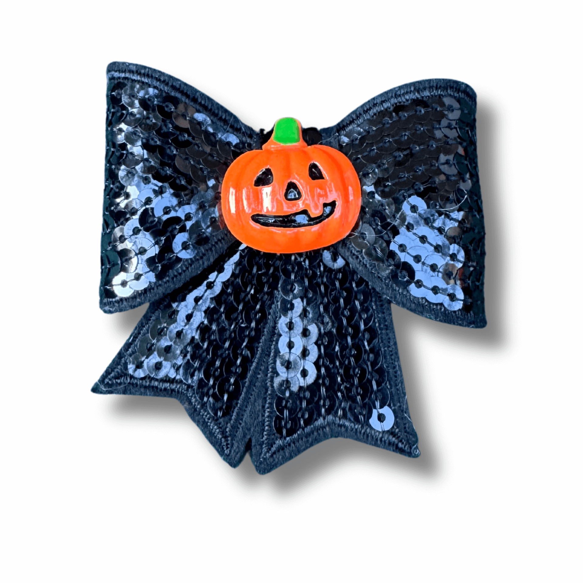 Halloween dog bow with embellishments