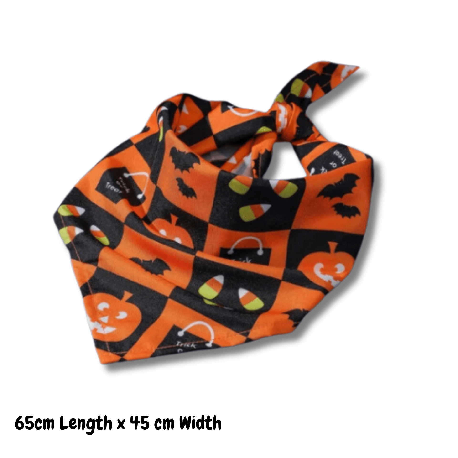 Halloween dog bandana, let's pawty