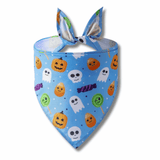 Halloween dog themed bandana, let's pawty