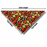 Halloween themed dog bandana let's pawty
