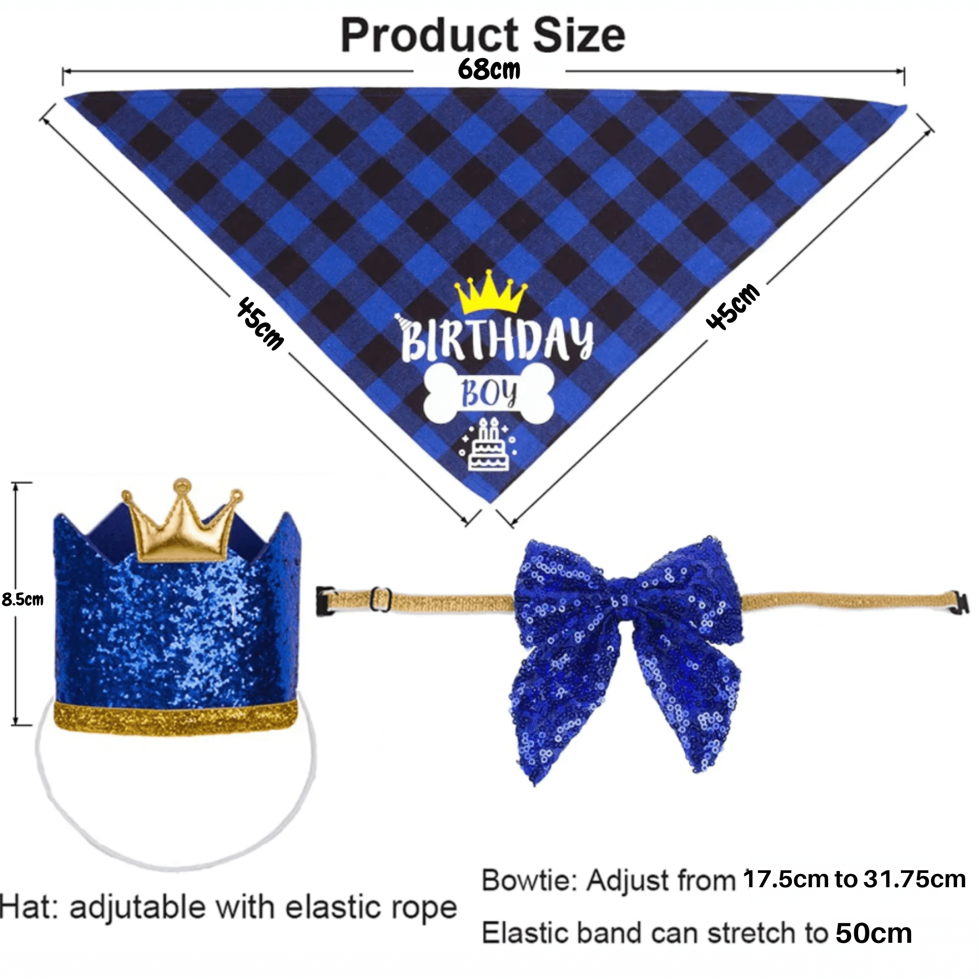 happy birthday dog party decoration set, let's pawty