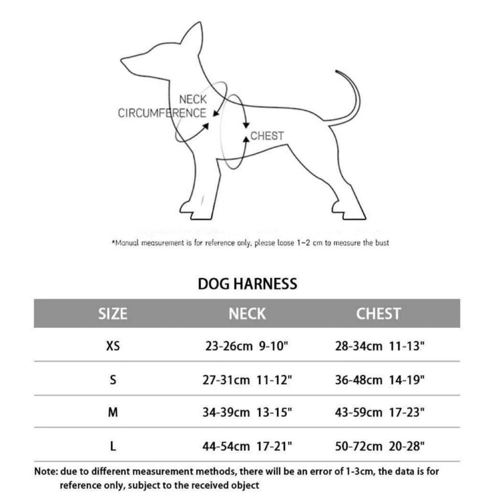 Lavender dog harness, dog leash and poop bag holder