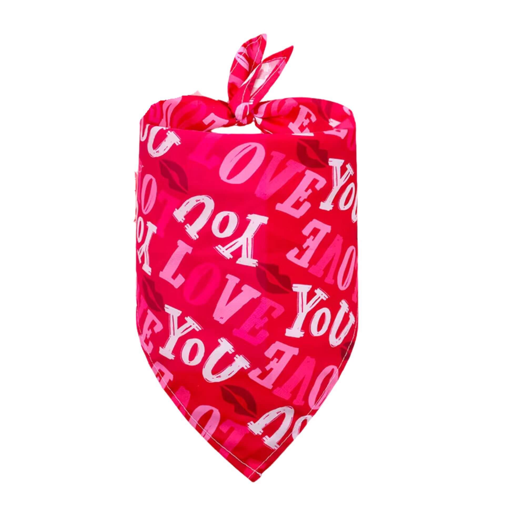 Love you Dog bandana let' s pawty