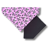 Mummy's girl dog bandana , let's pawty