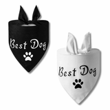 wedding best dog fashion accessory let's pawty , black or white