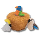 Bird nest burrow dog toy let's pawty