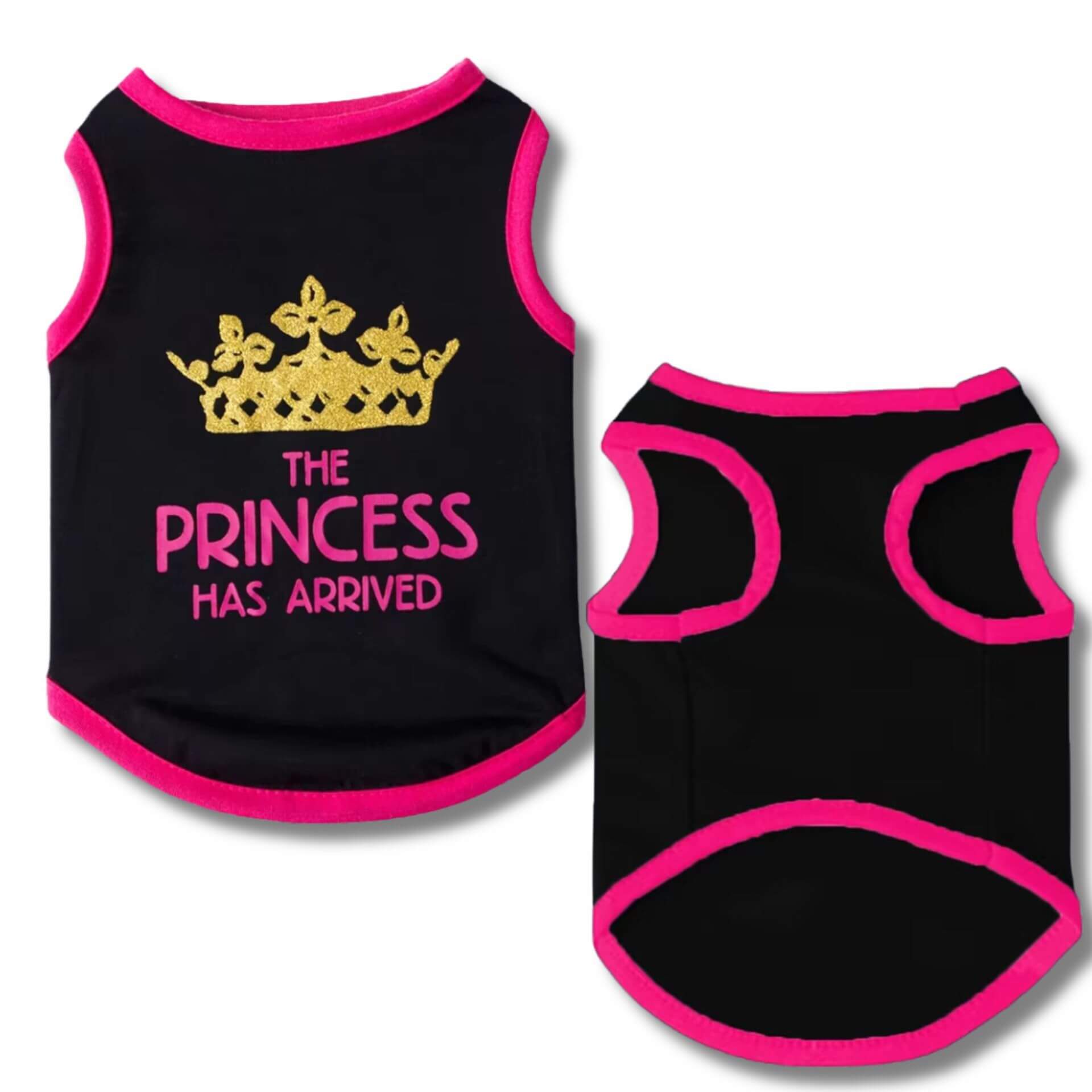small breed dog tshirt, the princess has arrived