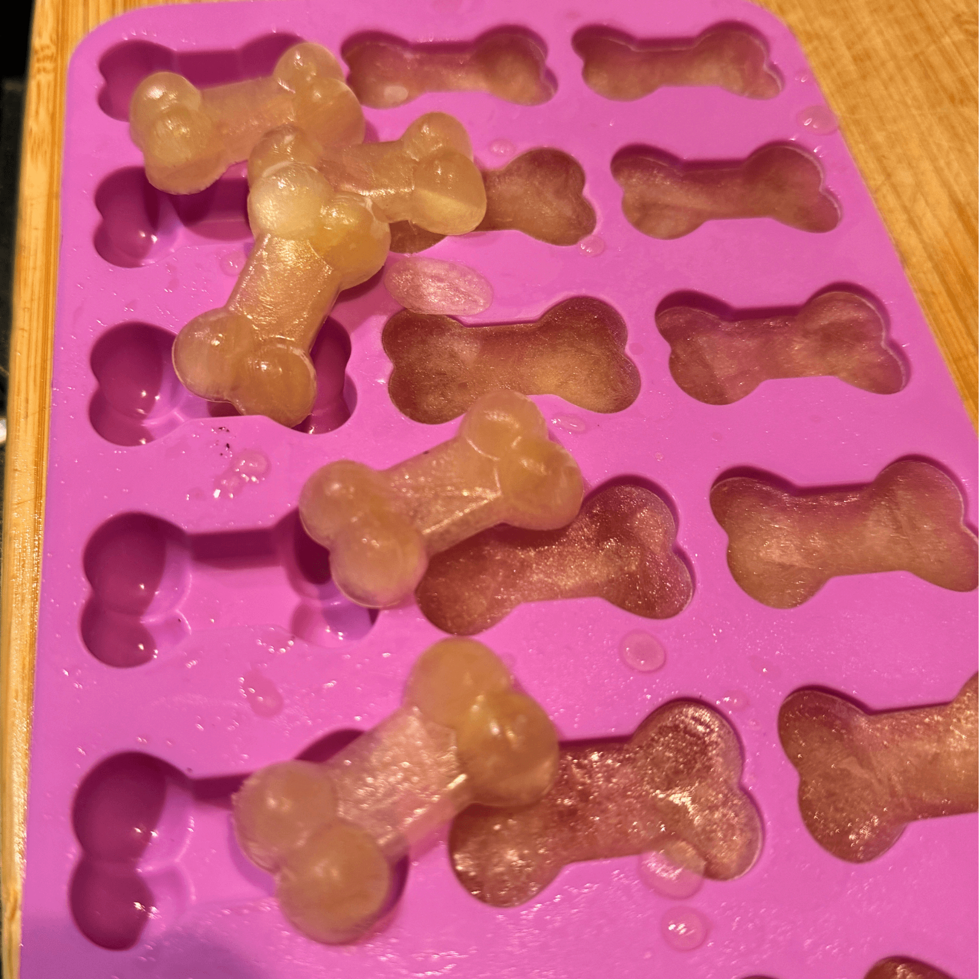 dog chicken broth with silicone mould bundle