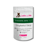 Crocodile dog treats, single protein, let's pawty