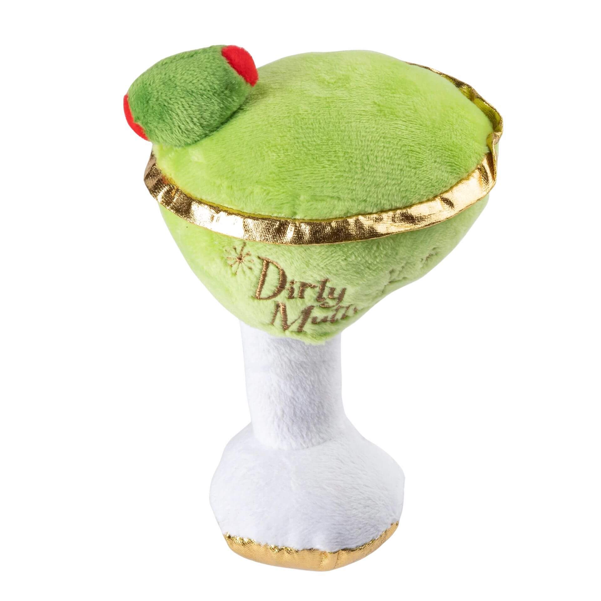 dirty muttini dog toy let's pawty