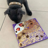 Bones enrichment lick mat, boredom buster, dog toys, let's pawty