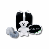 Zippy Burrow Interactive Squeaker Dog Toy - Wedding Ring Box with 3 toys