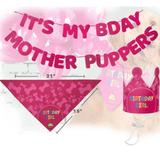 it's my birthday mother puppers dog party decoration set