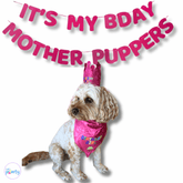 it's my birthday mother puppers dog party decoration set