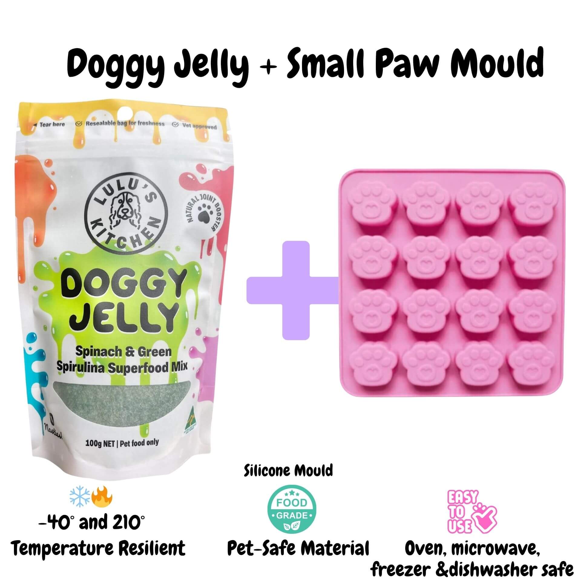 Jelly and mould dog treat bundle let's pawty