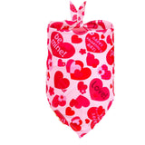 Be Mine Valentine Dog Bandana - Tie Up