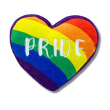 love is love, pride heart shaped dog toy, let's pawty