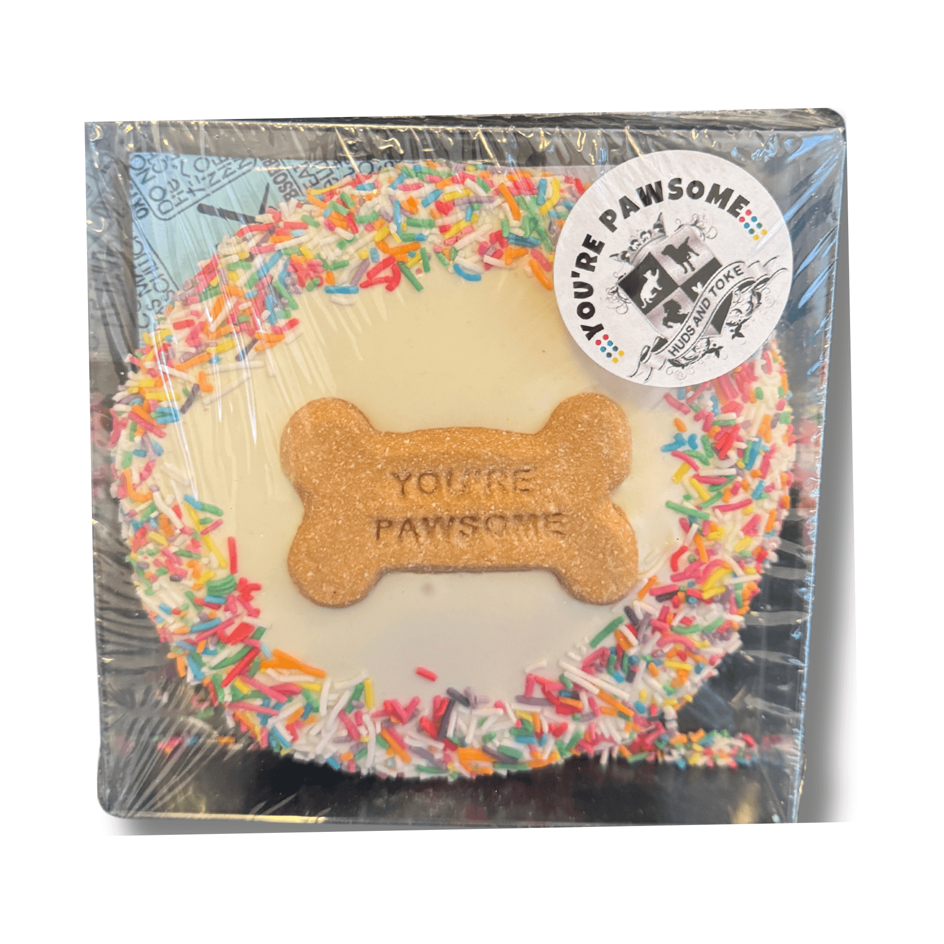 You're Pawsome Dog Cake Gourmet Dog Treat, Let's Pawty
