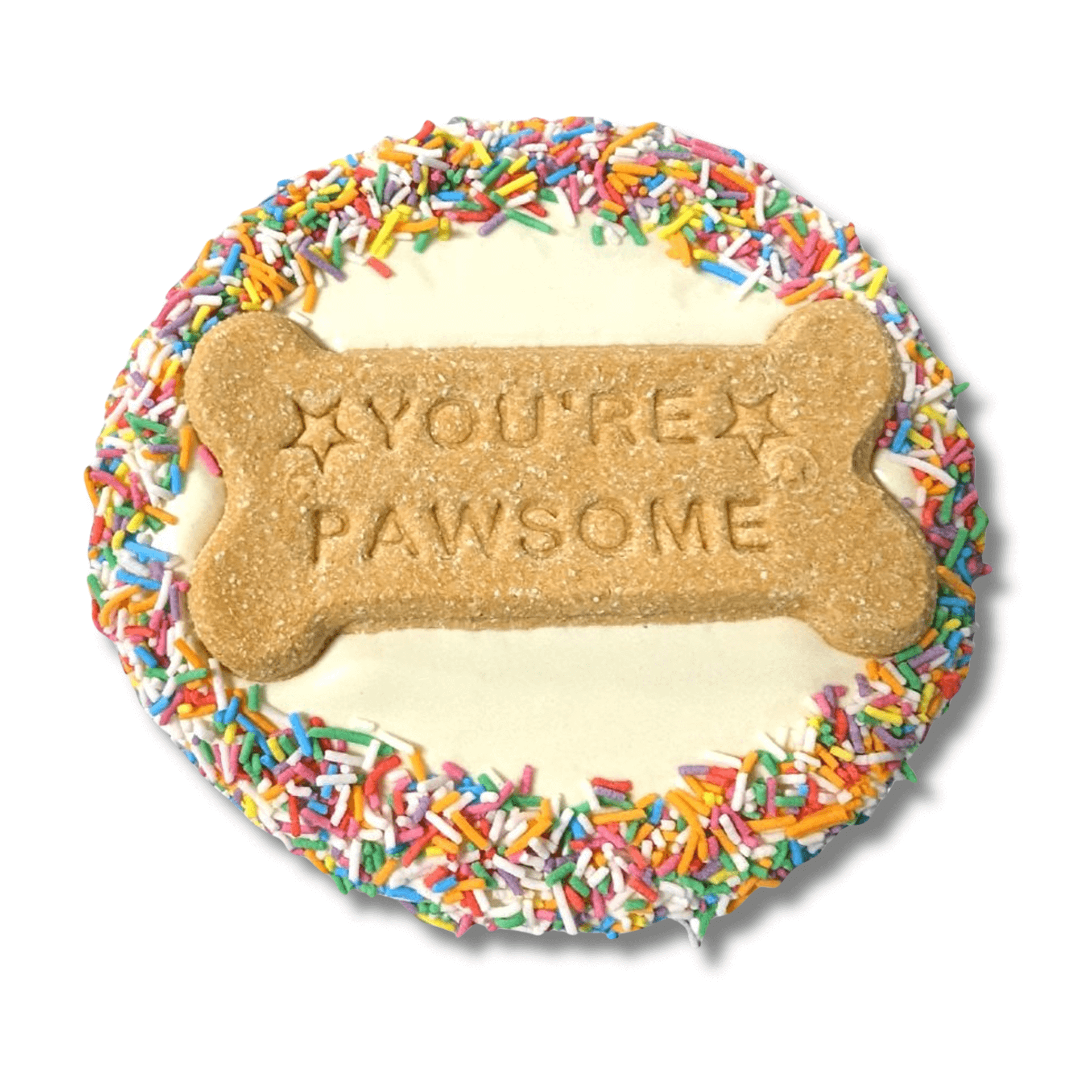 You're Pawsome Dog Cake Gourmet Dog Treat, Let's Pawty