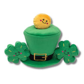 St Patrick's day leprechaun hat burrow dog toy