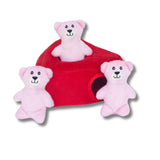 Zippy Burrow heart interactive burrow dog toy