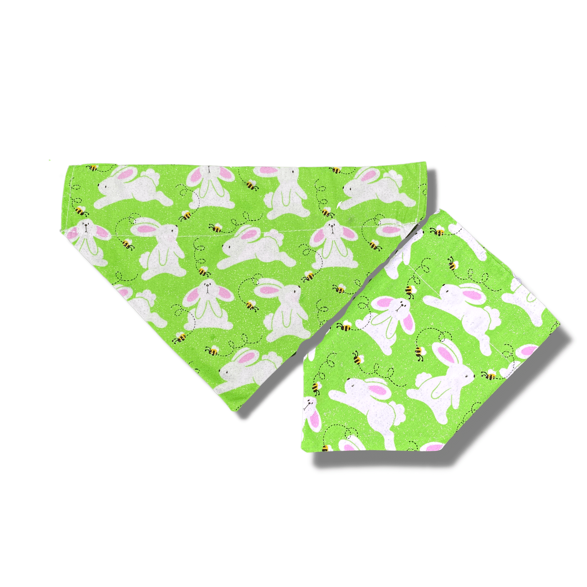 Reversible Easter Bunny Dog Bandana, Let's Pawty