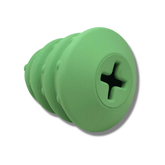 Christmas enrichment dog toy, durable, rubber, let's pawty