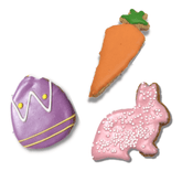 Easter treat dog biscuit cookie, hard baked,