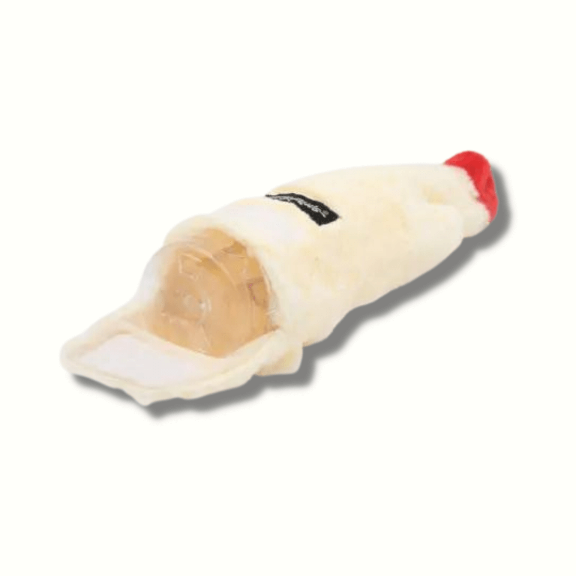 Happy Hour crushers dog toy, christmas themed let's pawty