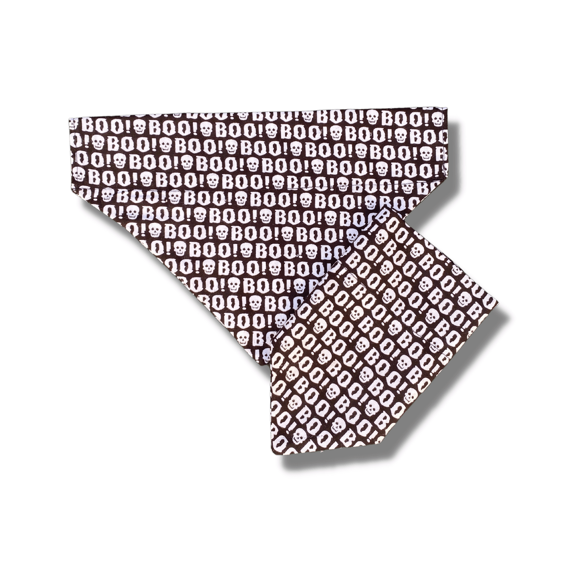 halloween themed, dog reversible bandana, handmade, let's pawty