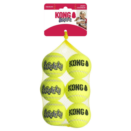 KONG SqueakAir Ball 6 pack- Medium