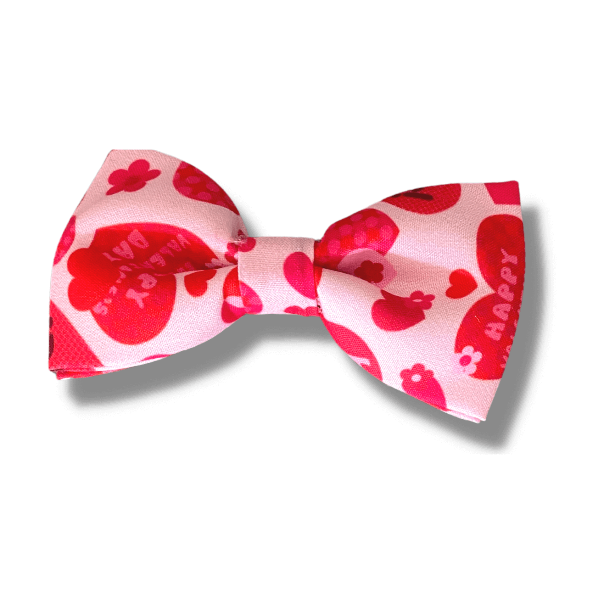 Valentine happy valentine dog bow fashion accessory, let's pawty