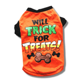 Dog T-shirt fashion Halloween themed