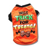 Dog T-shirt fashion Halloween themed