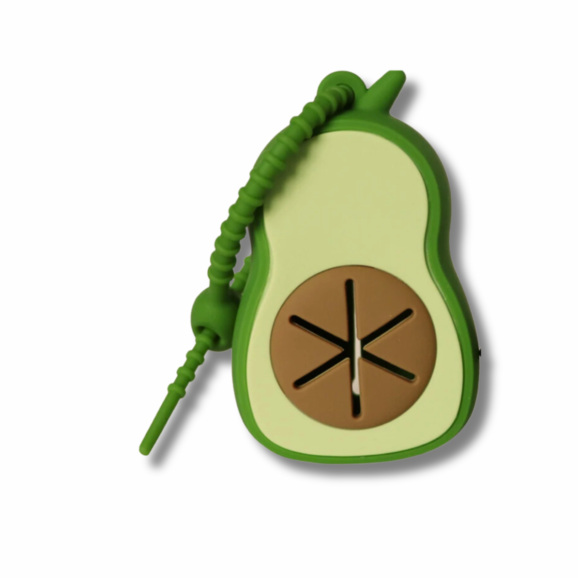 avocado themed poo bag dispenser, let's pawty 