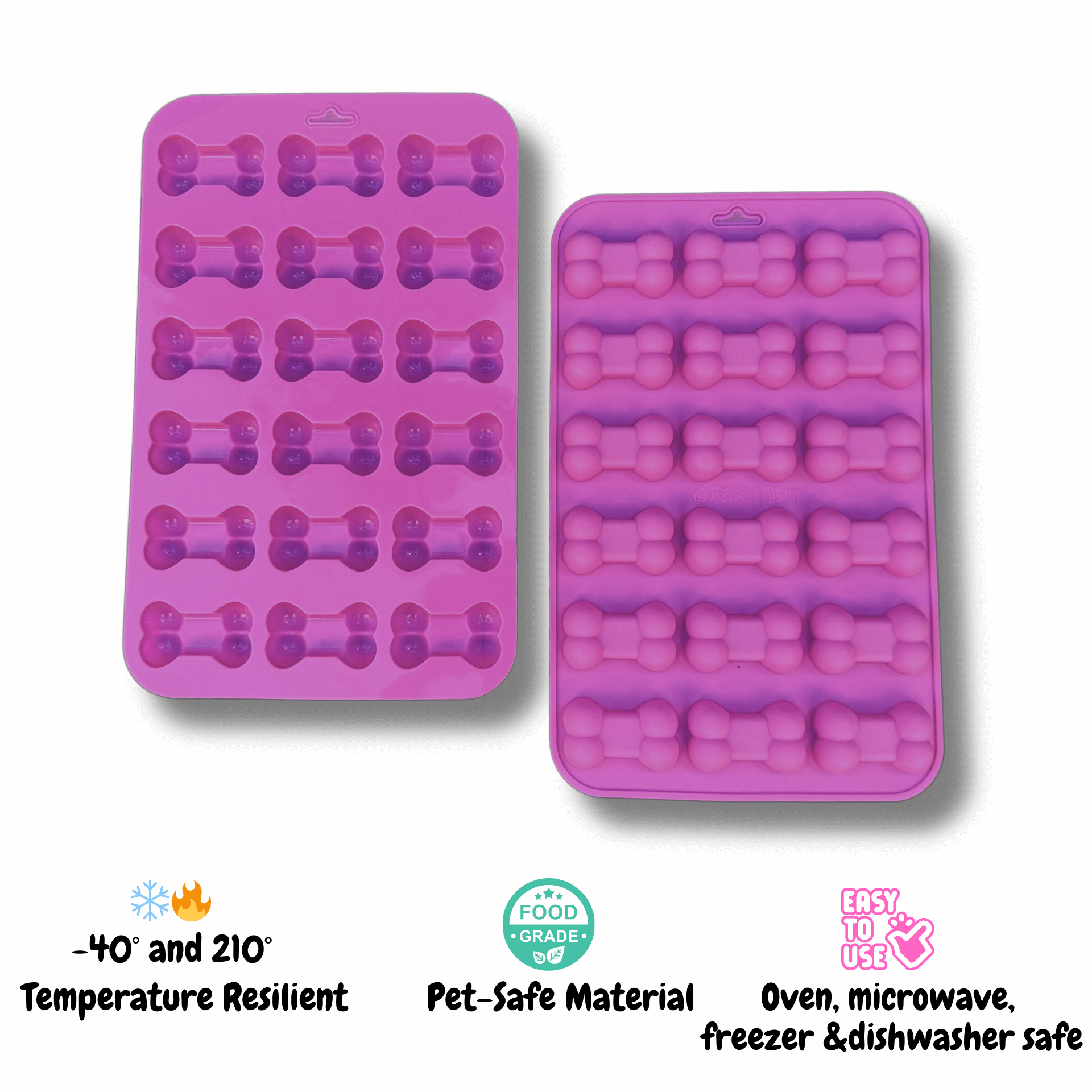 Silicone bone mould let's pawty 