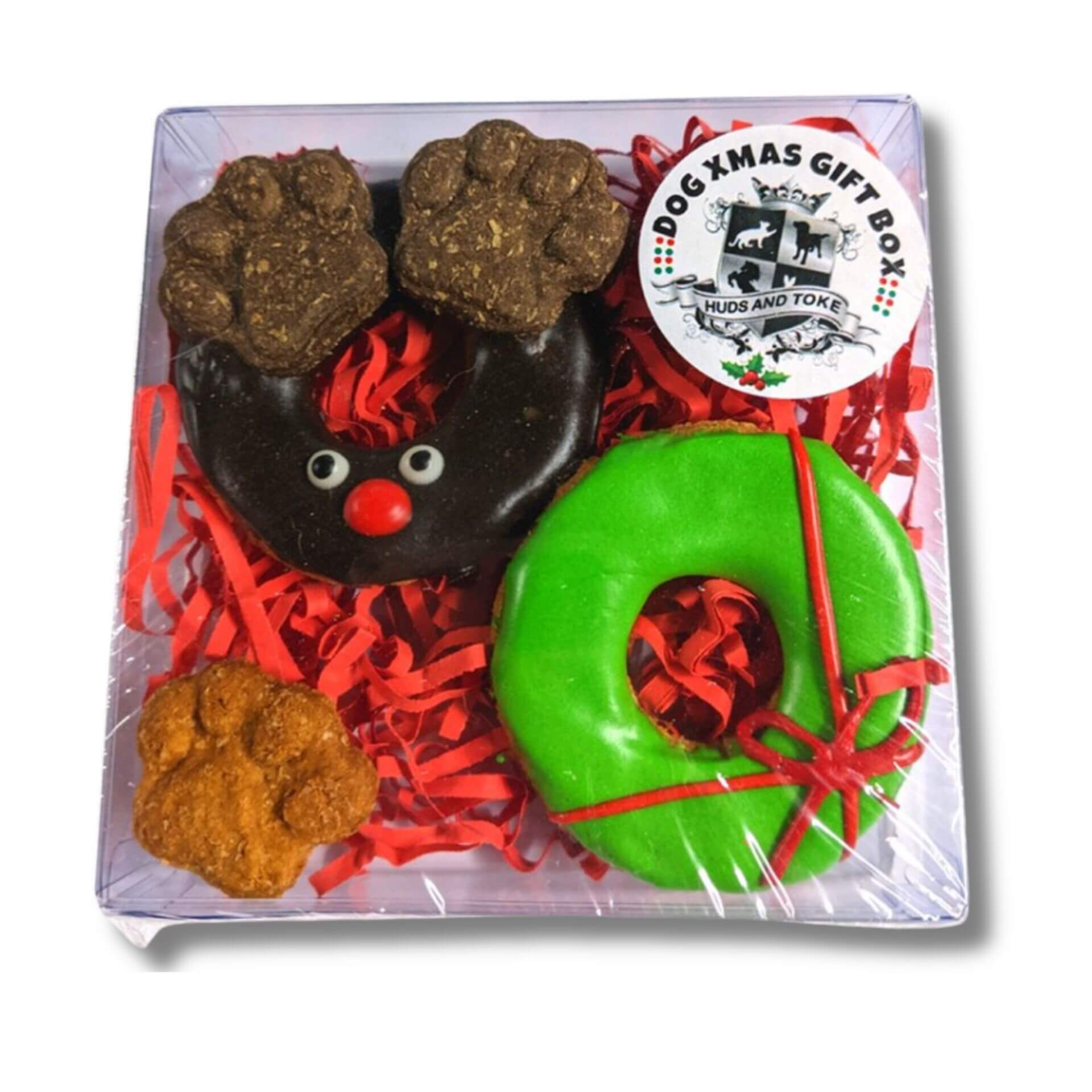 Reindeer dog treat cookie pack