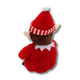 Cheeky Chumz red elf dog toy