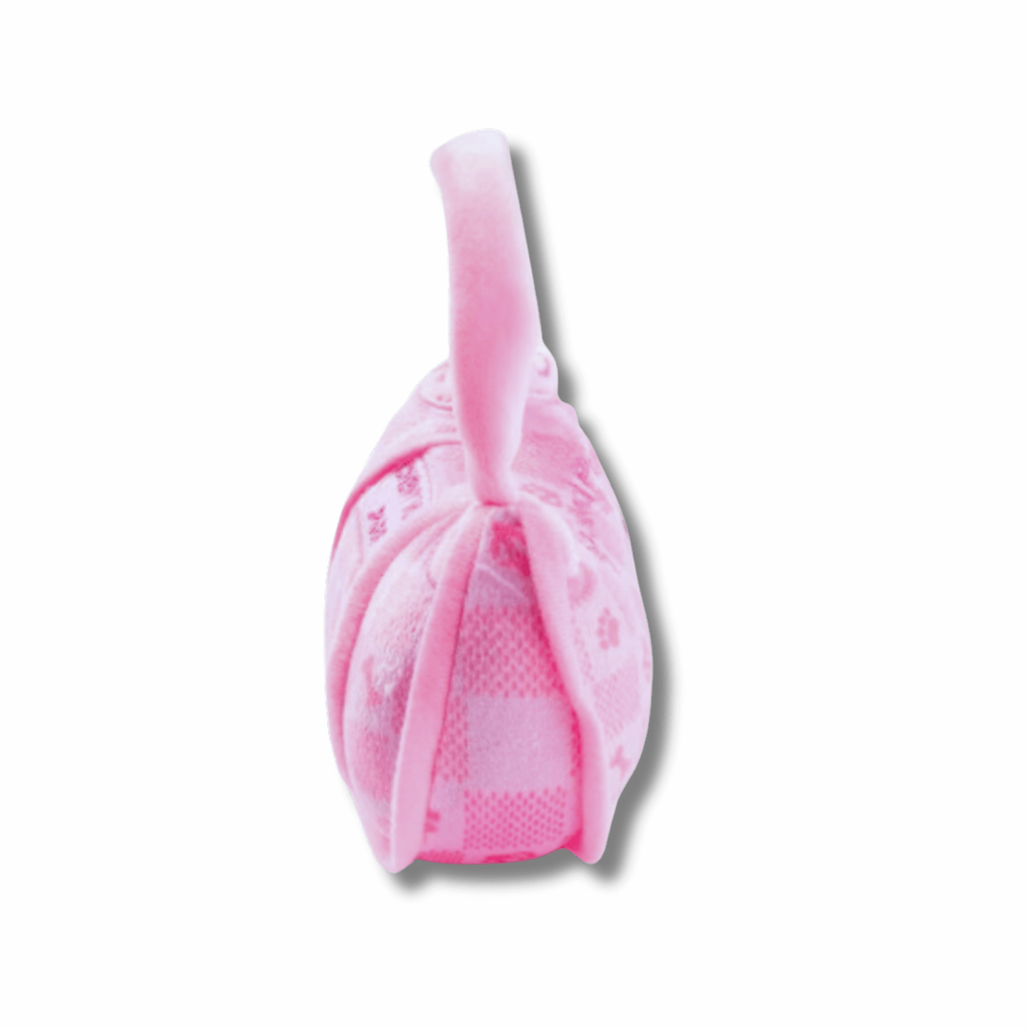 Chewy Vuiton Pink Checkered Dog Toy
