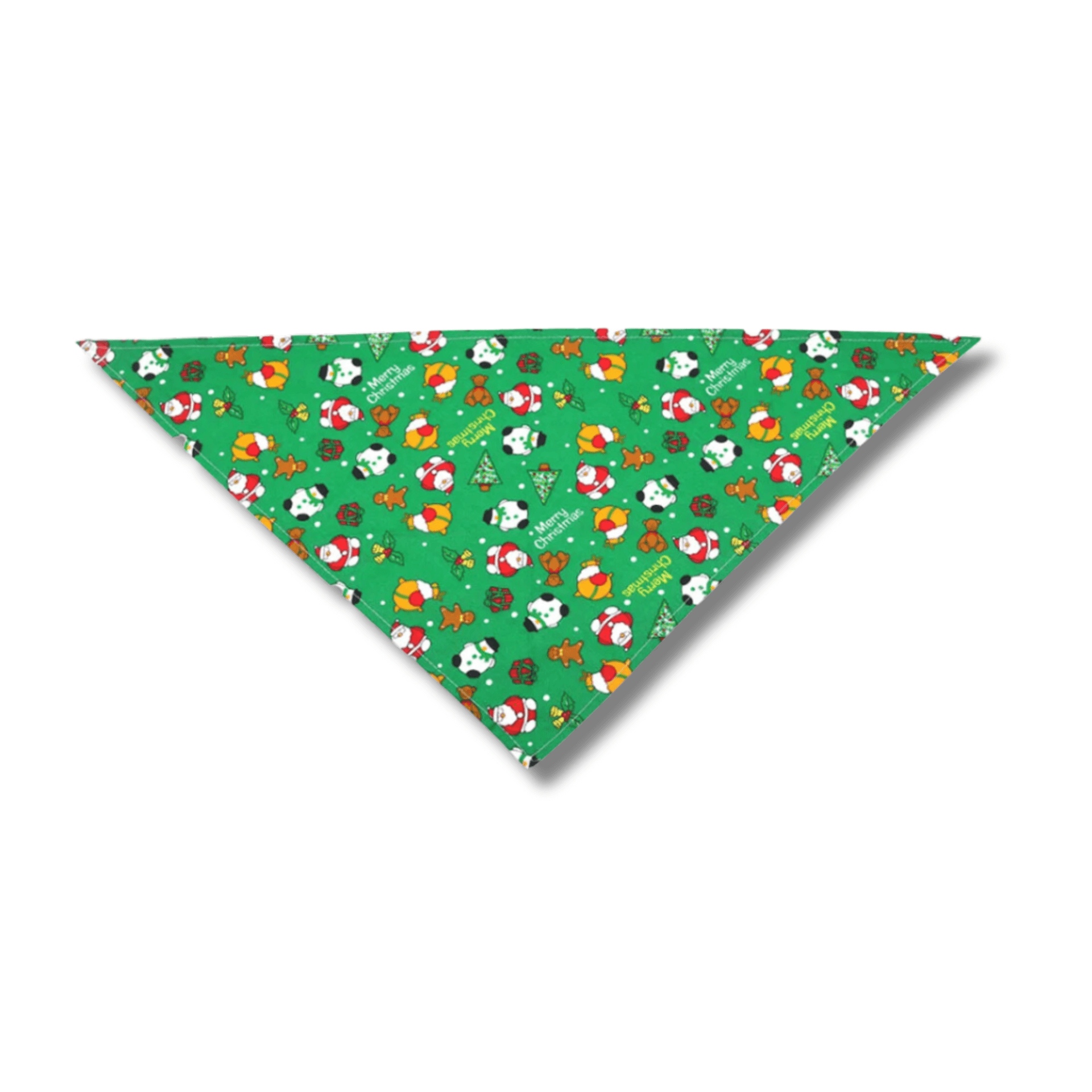 Christmas themed dog bandana, scarf style, tie on , let's pawty