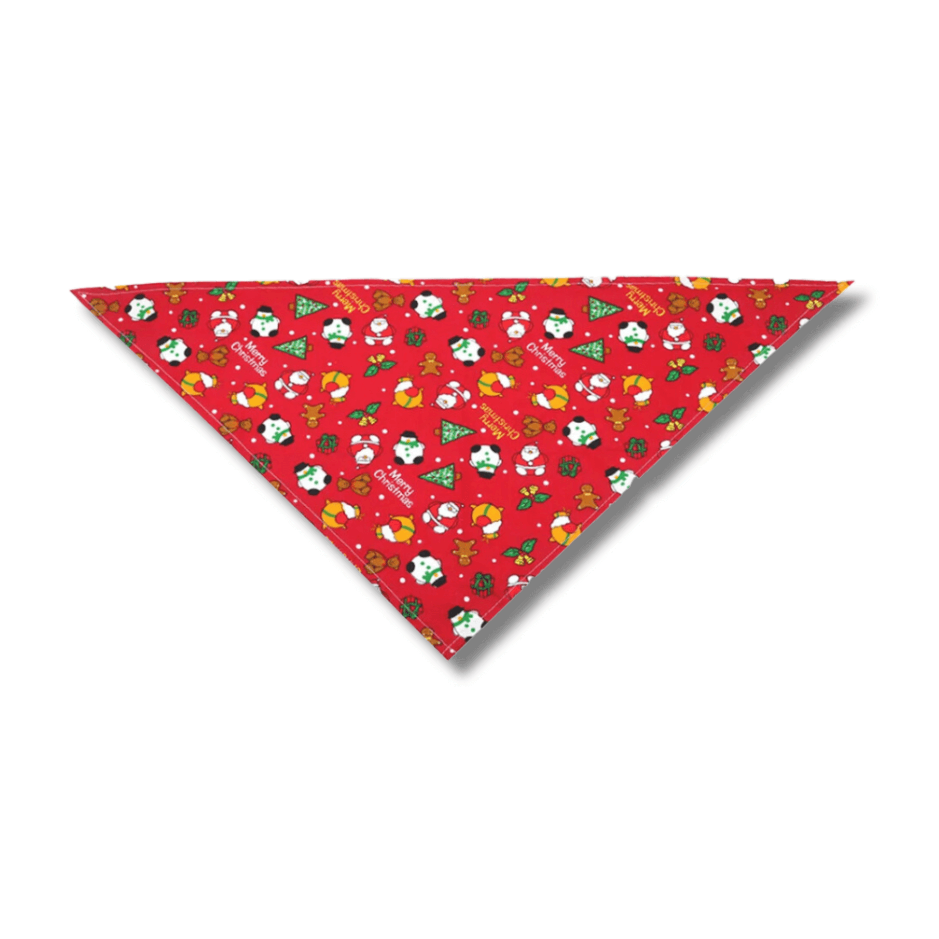 Let's pawty christmas themed dog bandana scarf style 